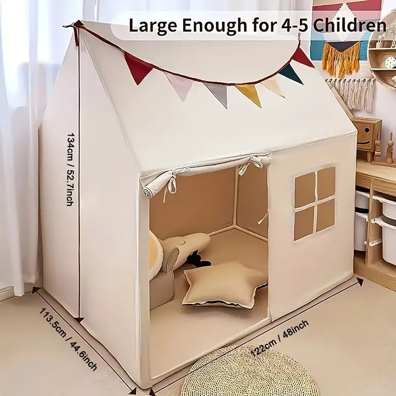 Little Dove Toys Starlight Play Tent with Mat - Large Indoor and Outdoor Playhouse/tent for Kids-1