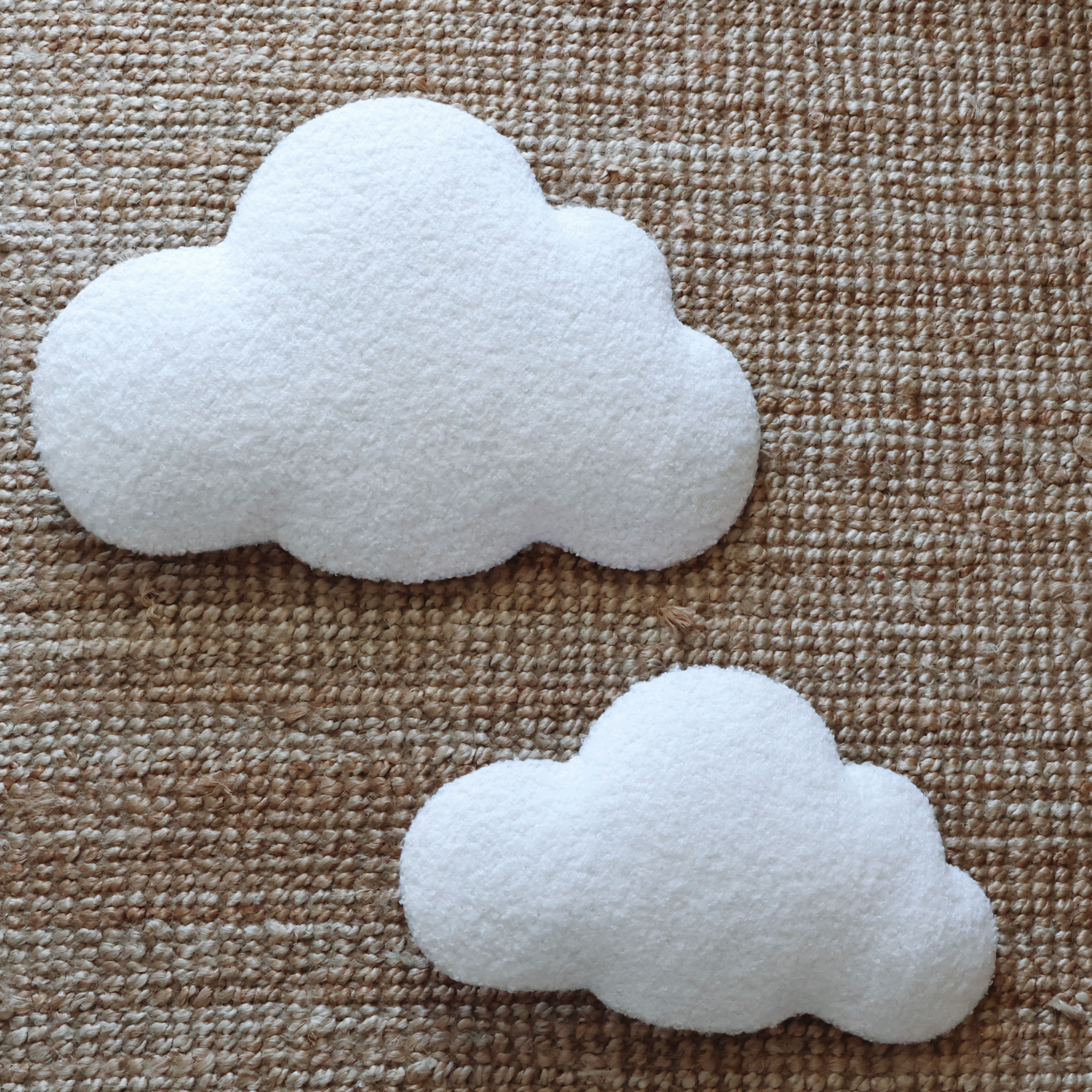 Cloud bouclé wall decor-5