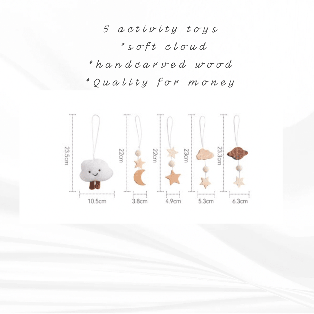 Aktivitetsophæng til Aktivitetsstativ - Littleroom Babylegetøj