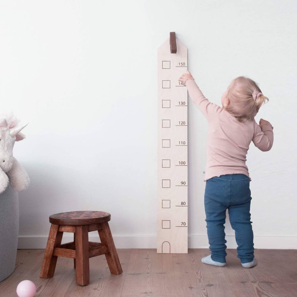 Højdemåler I Træ | Højdemåler Til Børneværelset I Træ | Littleroom