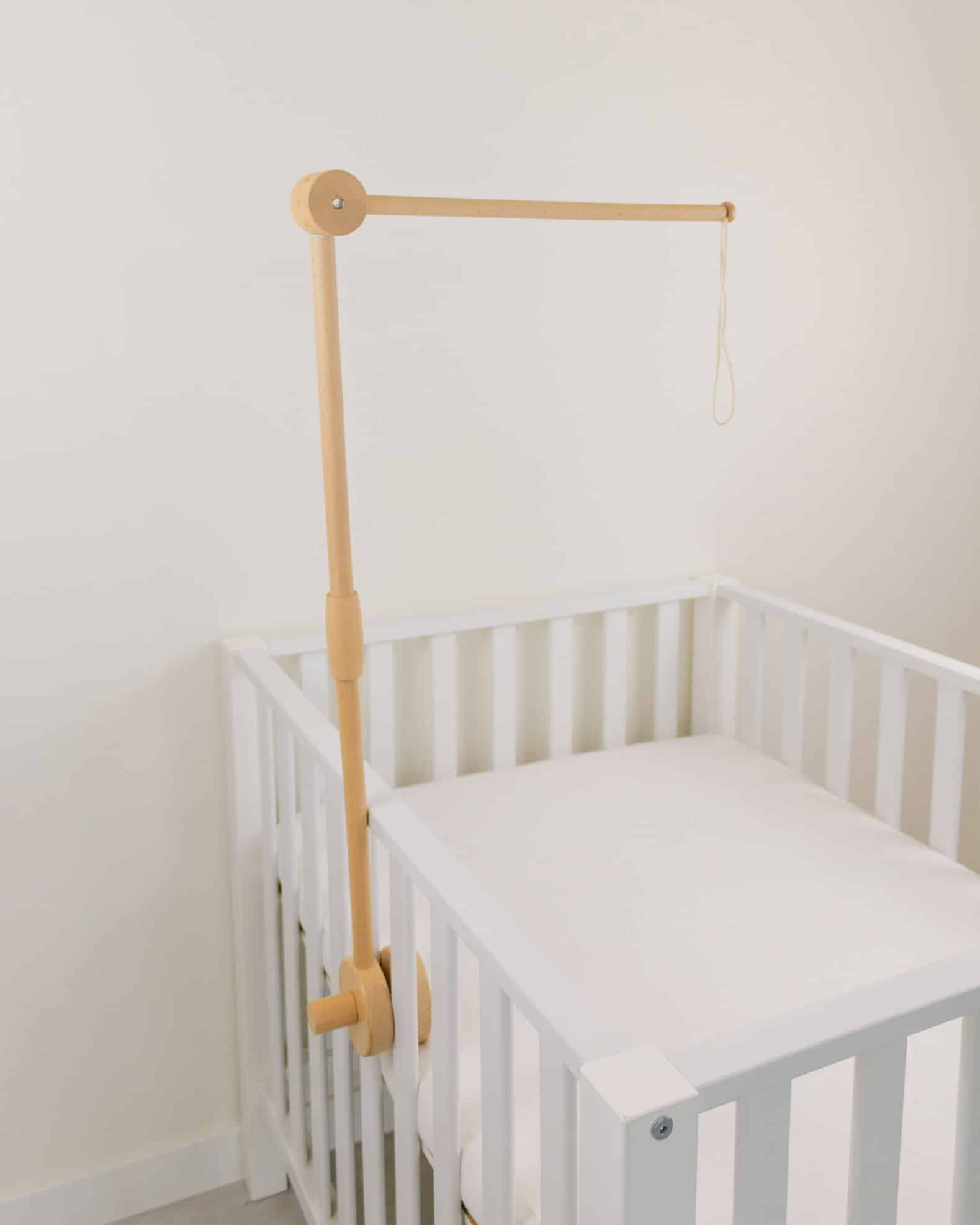 wooden arm zoom baby mobile