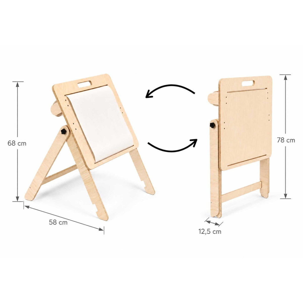 leg&go tegnebord 2-i-1 med papirrulle - Littleroom tegnebord