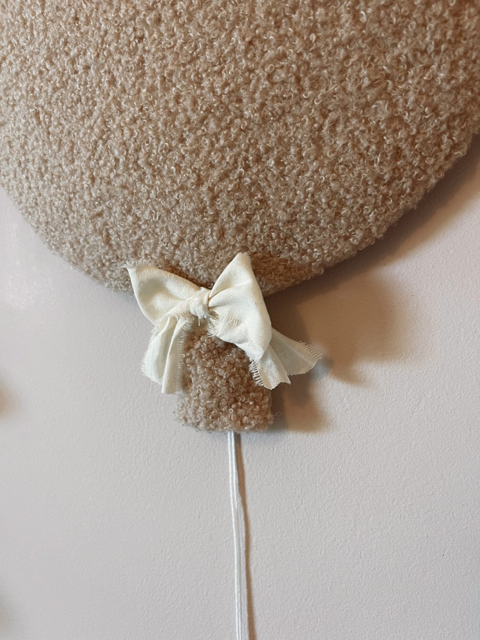 Set Brown Balloon and Big Cloud - Littleroom Boucle wall decoration