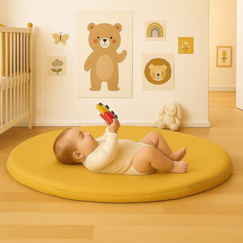 Tapis d'Eveil en Coton Bio Honey - Littleroom Honey