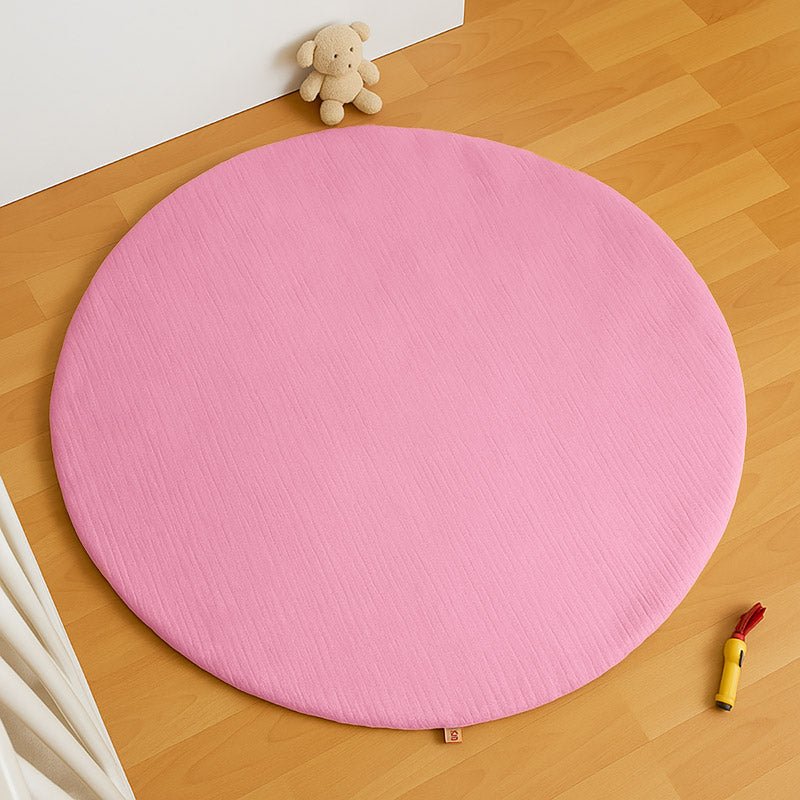 Tapis d'Eveil en Coton Bio Rose - Littleroom La Chambre