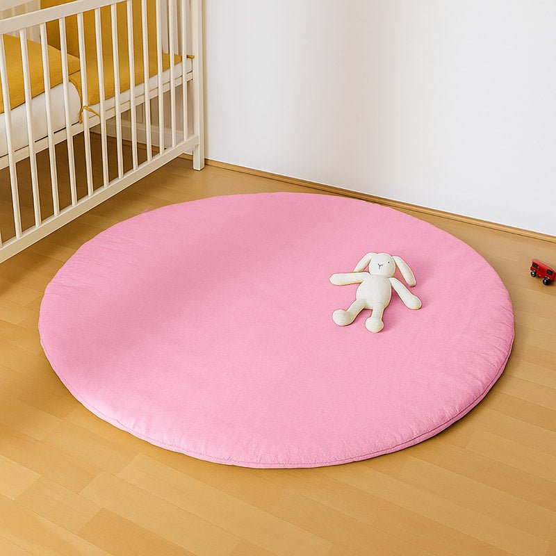 Tapis d'Eveil en Coton Bio Rose - Littleroom La Chambre